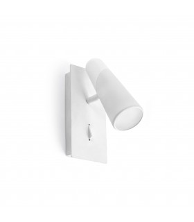 LED 1 Light Indoor Adjustable Wall Spotlight White - 1