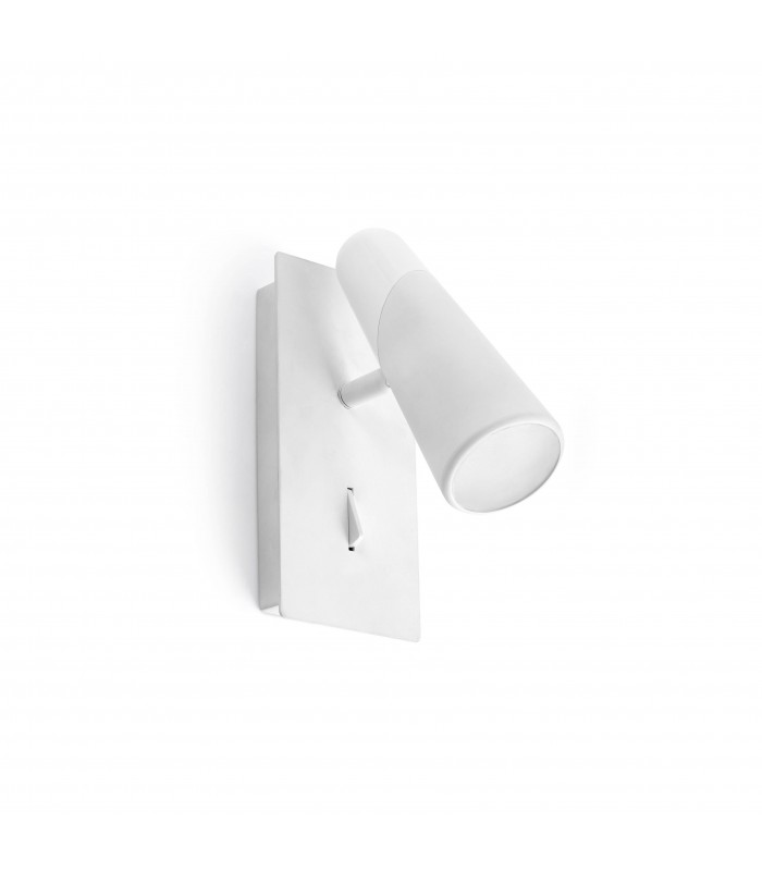 LED 1 Light Indoor Adjustable Wall Spotlight White - 1