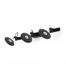 3 Light Indoor Adjustable Wall Spotlight White, Black, GU10 - 1