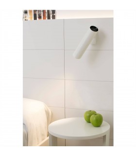 1 Light Indoor Adjustable Wall Spotlight White, Black, GU10 - 2