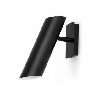 1 Light Indoor Adjustable Wall Spotlight White, Black, E27 - 1