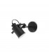 1 Light Indoor Adjustable Wall Spotlight Black, E27 - 1