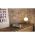 1 Light Table Globe Lamp White, Wood, E27 - 2