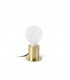 1 Light Table Globe Lamp Satin Gold, E27 - 1