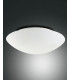 Pandora Flush Ceiling Light White Glass E27