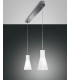 Diana Straight Bar Pendant Ceiling Light Chrome Glass E27-1