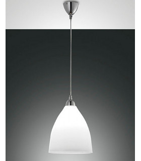Provenza Dome Pendant Ceiling Lights White Glass E27