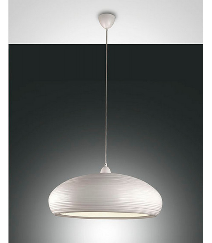 Lodge Dome Pendant Ceiling Lights White Glass E27