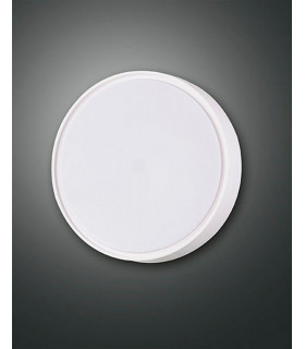 Hatton LED Outdoor Surface Mounted Downlight White Glass IP65