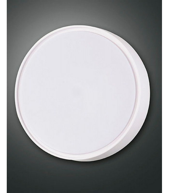 Hatton LED Outdoor Surface Mounted Downlight White Glass IP65