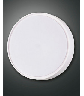 Hatton Outdoor Surface Mounted Downlight White Glass E27 IP65