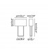 2 Light Table Lamp Brown with Beige Shade, E27 - 3