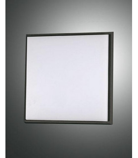 Desdy LED Outdoor Surface Mounted Downlight Black Glass IP54