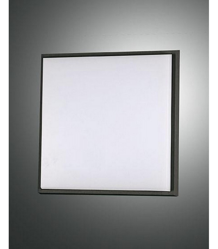 Desdy LED Outdoor Surface Mounted Downlight Black Glass IP54
