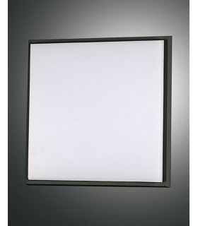 Desdy LED Outdoor Surface Mounted Downlight Black Glass IP54