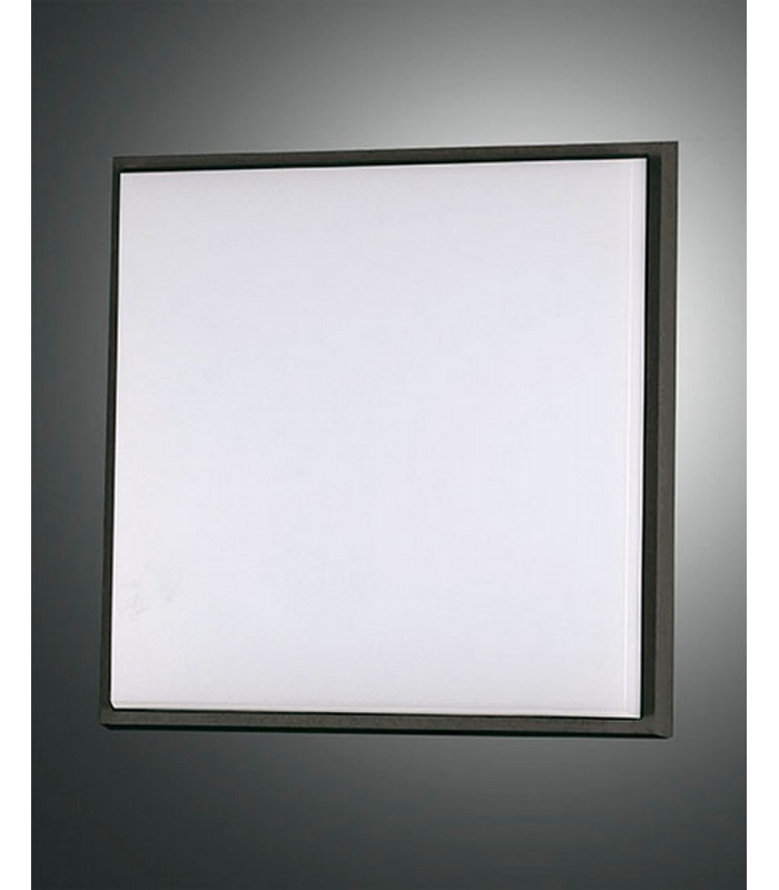 Desdy LED Outdoor Surface Mounted Downlight Black Glass IP54