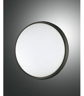Olly LED Outdoor Surface Mounted Downlight Black Glass IP54