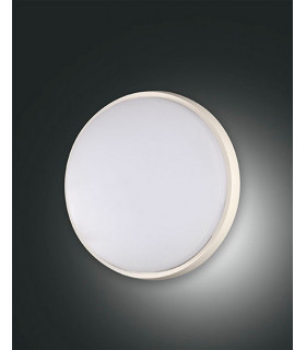 Olly LED Outdoor Surface Mounted Downlight White Glass IP54