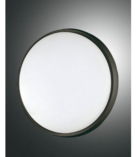 Olly LED Outdoor Surface Mounted Downlight Black Glass IP54