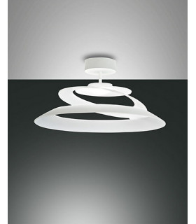 Aragon LED Dome Pendant Ceiling Lights White Glass-1