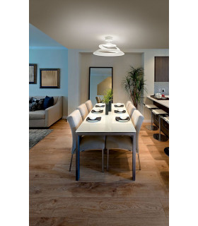 Aragon LED Dome Pendant Ceiling Lights White Glass-2