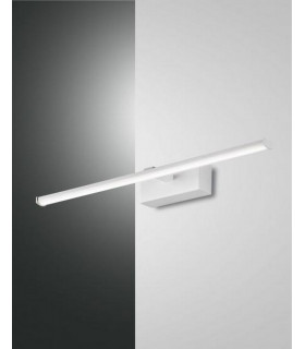 Nala LED Bathroom Over Mirror Light White Glass IP44