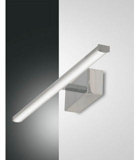 Nala LED Bathroom Over Mirror Light Chrome Glass IP44