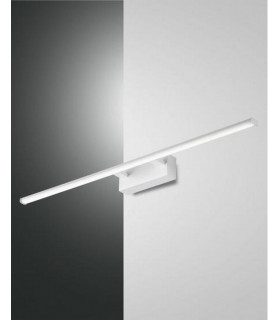 Nala LED Bathroom Over Mirror Light White Glass IP44