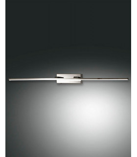Nala LED Bathroom Over Mirror Light Chrome Glass IP44-1