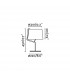 1 Light Table Lamp White, E27 - 3