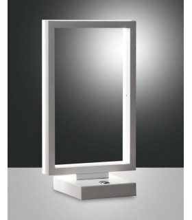 Bard Integrated LED Table Lamp White Glass