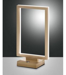 Bard Integrated LED Table Lamp Gold Matt Glass