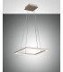 Bard LED Integrated Pendant Ceiling Light Light Gold Matt Glass