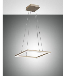 Bard LED Integrated Pendant Ceiling Light Light Gold Matt Glass