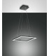 Bard LED Integrated Pendant Ceiling Light Light Anthracite Glass