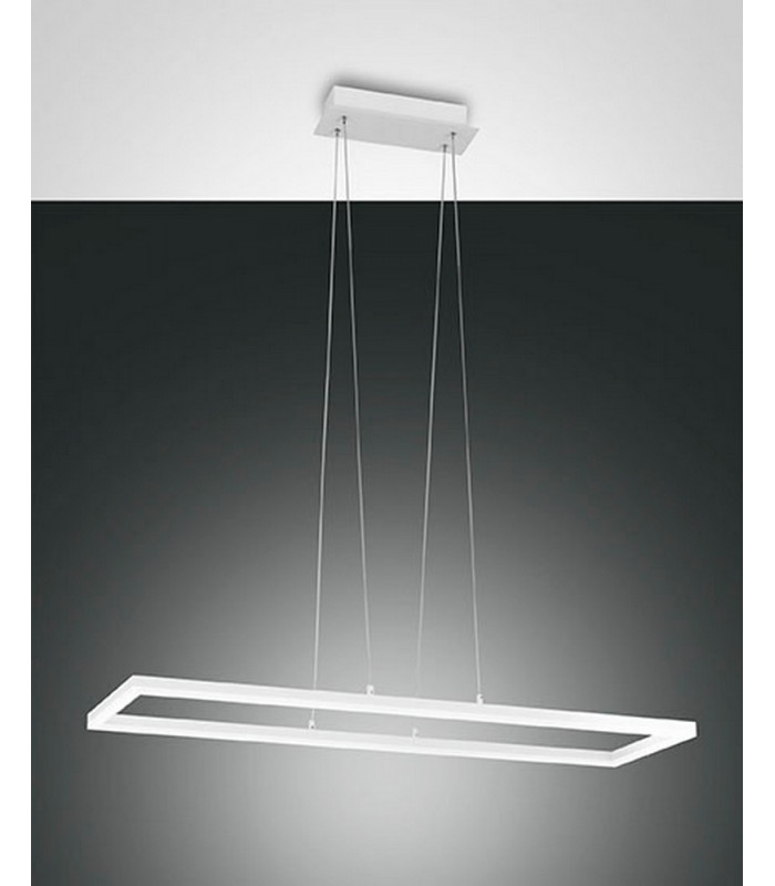 Bard LED Integrated Pendant Ceiling Light Light White Glass