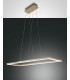 Bard LED Integrated Pendant Ceiling Light Light Gold Matt Glass-1