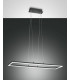 Bard LED Integrated Pendant Ceiling Light Light Anthracite Glass