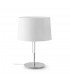 1 Light Table Lamp White, Nickel, E27 - 1
