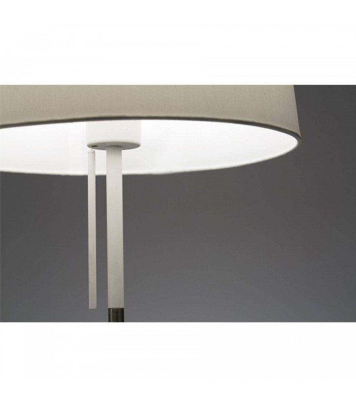 1 Light Table Lamp White, Nickel, E27 - 2