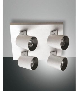 Modo Spotlight Clusters Brushed Aluminum Glass GU10-1