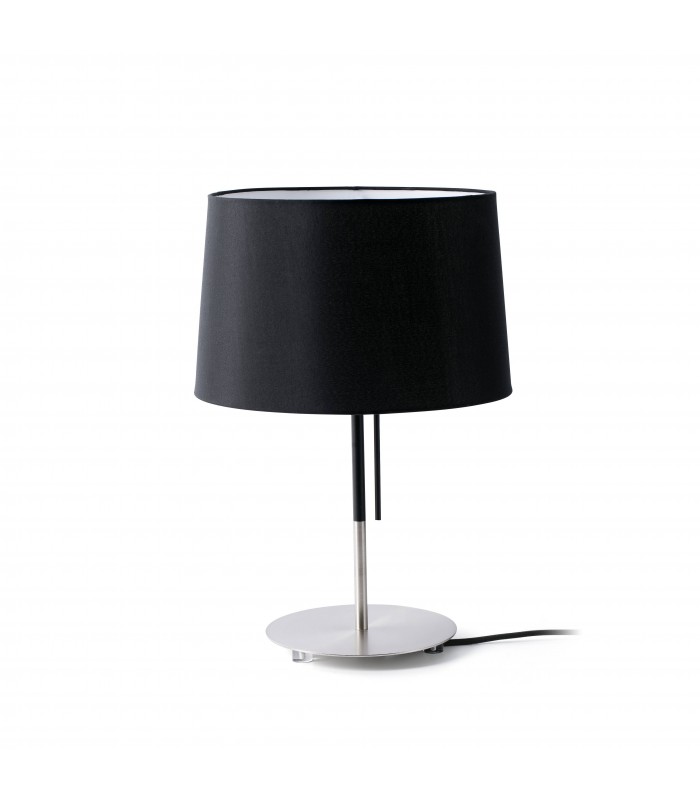 1 Light Table Lamp Black, Nickel, E27 - 1