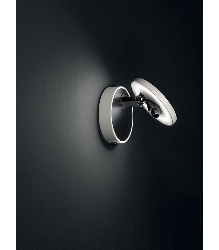 Ara Integrated LED Wall Light White Glass-2