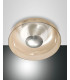 Vintage Integrated LED Semi Flush Light Amber Glass-1