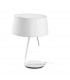 1 Light Table Lamp Chrome, White, E27 - 1