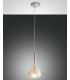 Lila Dome Pendant Ceiling Lights Amber Glass E27