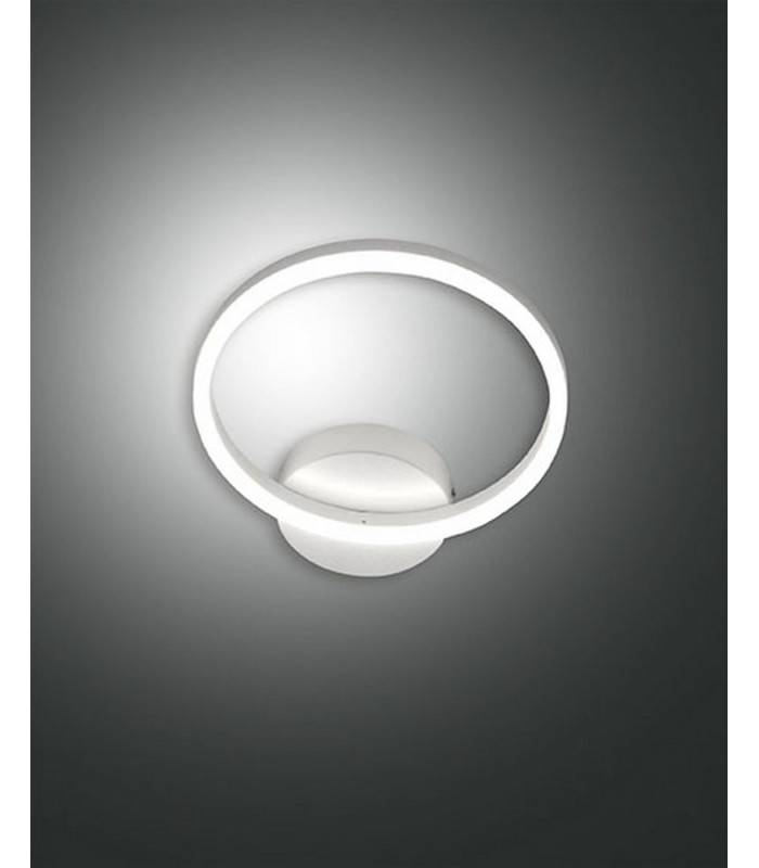 Giotto Integrated LED Wall Light White Glass-1