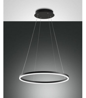 Giotto LED Integrated Pendant Ceiling Light Light Black Glass