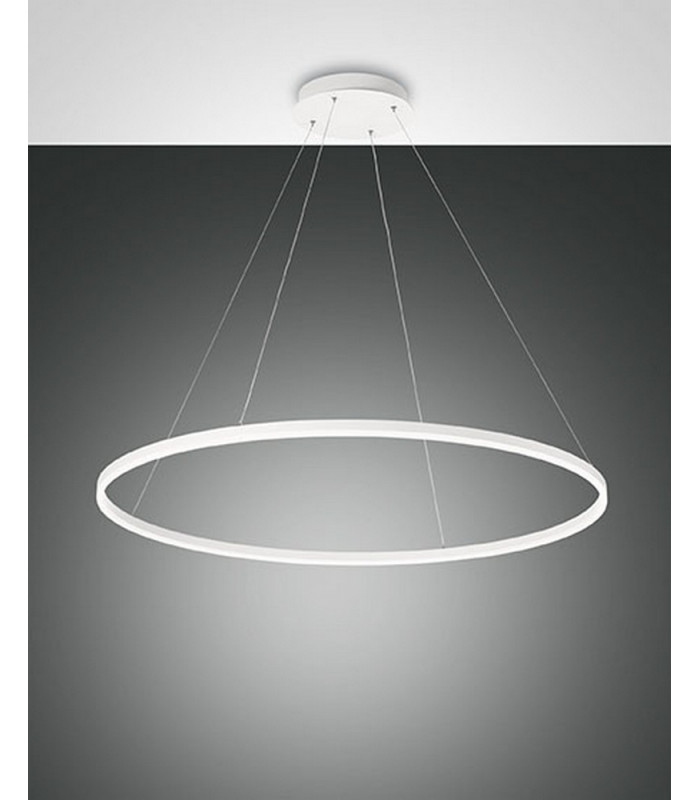 Giotto LED Integrated Pendant Ceiling Light Light White Glass
