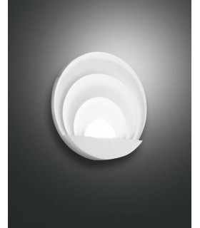 Sunrise Integrated LED Wall Light White Glass